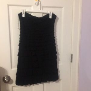 Black Express Strapless Dress